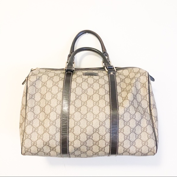 Gucci Handbags - GUCCI Speedy/Boston - Brown Leather Handles
